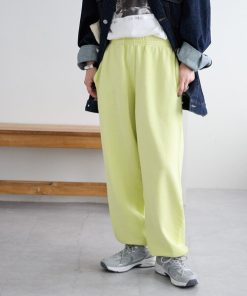 Discoat 「DISCOAT」 スウェットパンツ LARGE ライム レディース