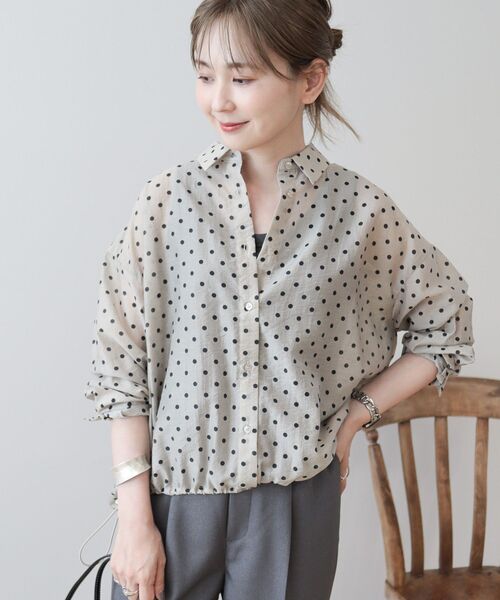 AMERICAN HOLIC 「AMERICAN HOLIC」 長袖シャツ M ピンクベージュ レディース - 画像 (2)