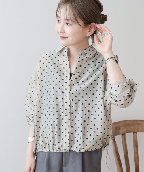 AMERICAN HOLIC 「AMERICAN HOLIC」 長袖シャツ M ピンクベージュ レディース - 画像 (3)