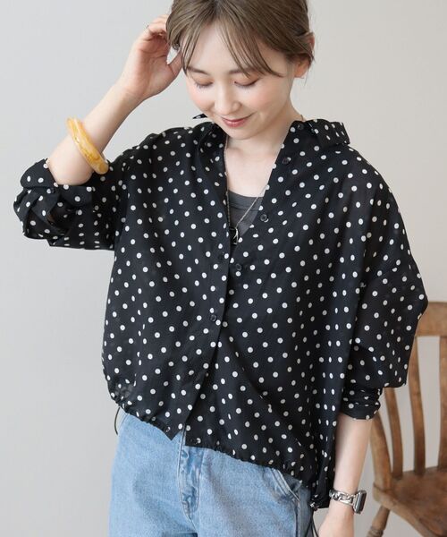 AMERICAN HOLIC 「AMERICAN HOLIC」 長袖シャツ M ピンクベージュ レディース - 画像 (8)