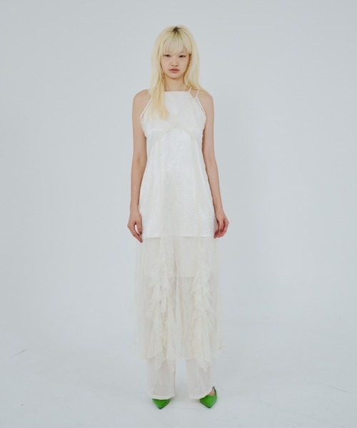 ANDRESD ドレス スパンコールレースレディドレス / sparkle lace lady dress - 画像 (2)