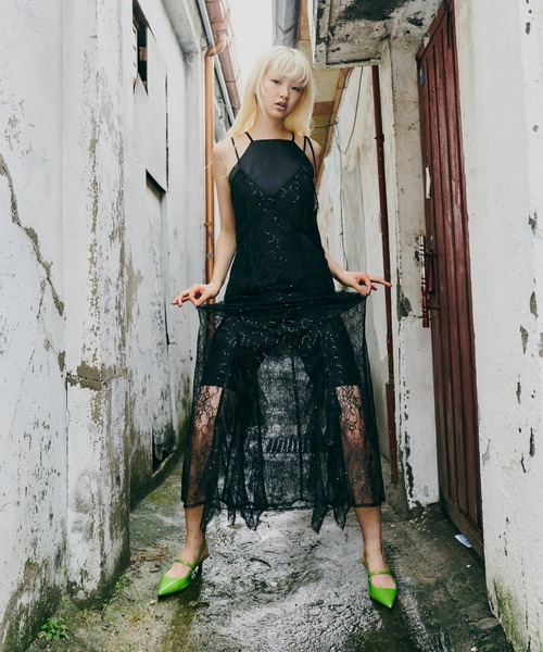 ANDRESD ドレス スパンコールレースレディドレス / sparkle lace lady dress - 画像 (8)