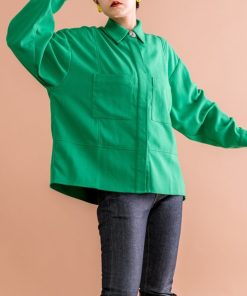 ear PAPILLONNER 「ear PAPILLONNER」 長袖シャツ FREE グリーン レディース