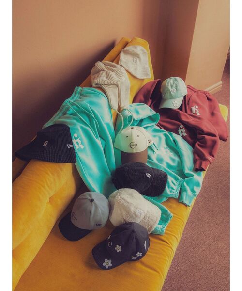 NEW ERA ニット帽 ニットキャップ 「CALNAMUR×NEW ERA」KNIT TRAPPER CALNAMUR レディース - 画像 (5)