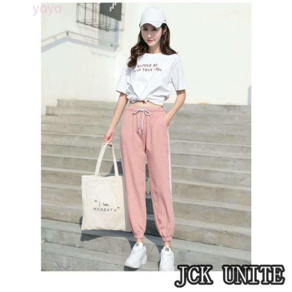 ジャージレディース春夏ジャージパンツラインパンツストレッチスポーツカジュアルダンス服装 - 画像 (6)