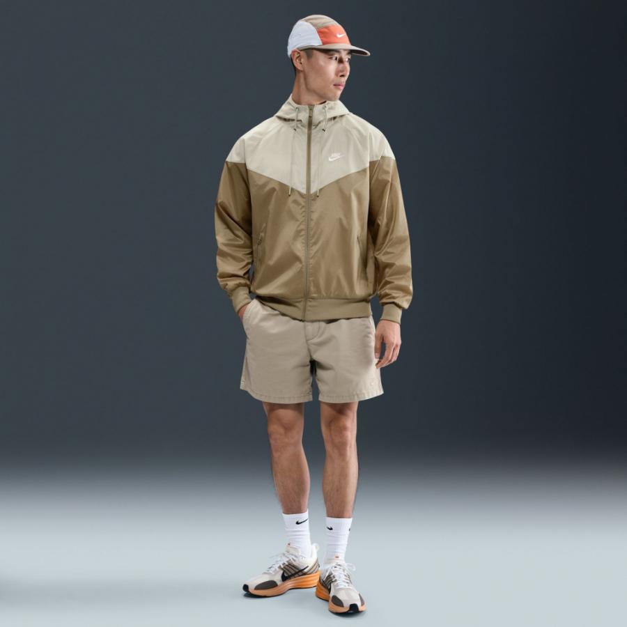 NIKE ナイキ メンズ ウインドフルジップ ウーヴン LND WR フーディ ジャケット DA0002 297 スポーツウェア : ベージュ