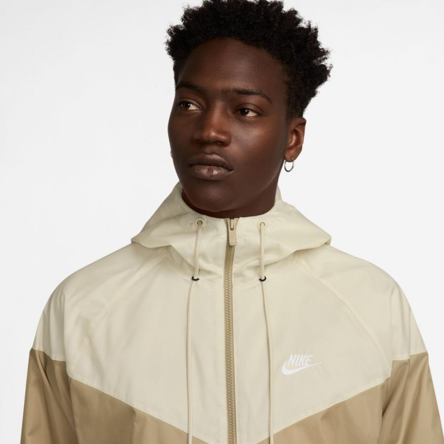 NIKE ナイキ メンズ ウインドフルジップ ウーヴン LND WR フーディ ジャケット DA0002 297 スポーツウェア : ベージュ - 画像 (4)