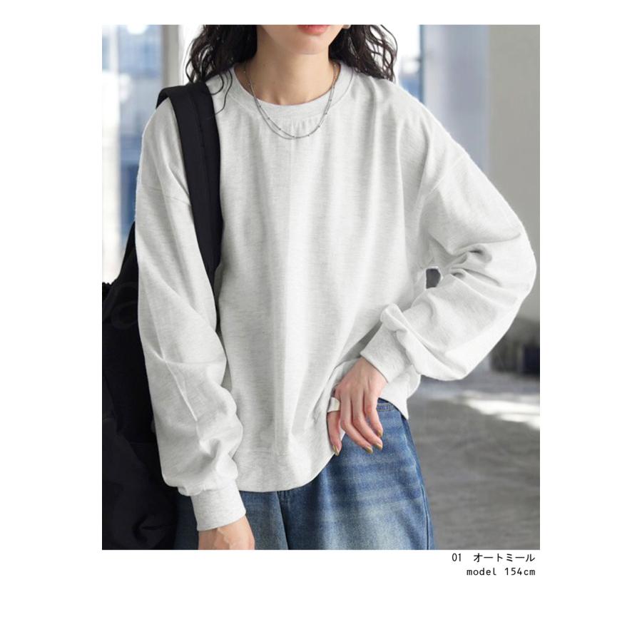 antiqua ミニ裏毛プルオーバー トレーナー レディース トップス 長袖・80ptメール便可 - 画像 (2)