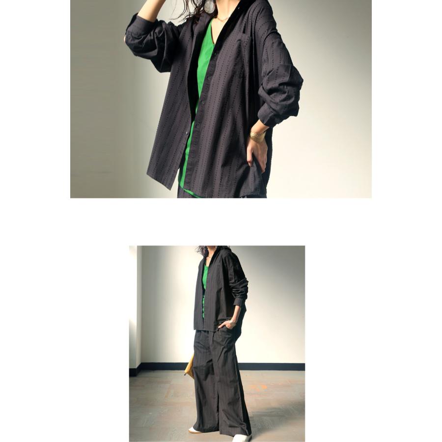 antiqua インド綿 ストライプシャツ シャツ レディース 送料無料・メール便不可 - 画像 (9)