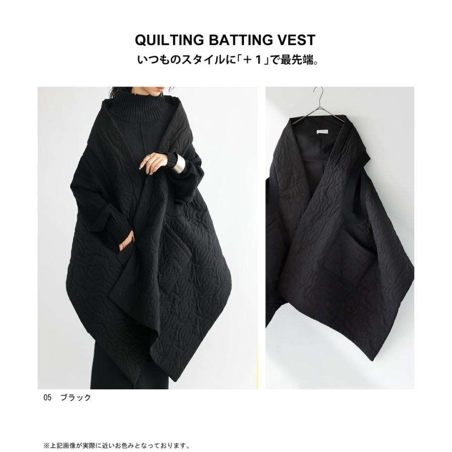 antiqua キルティングベスト ベスト レディース ロング丈 送料無料・再再販。メール便不可 - 画像 (2)