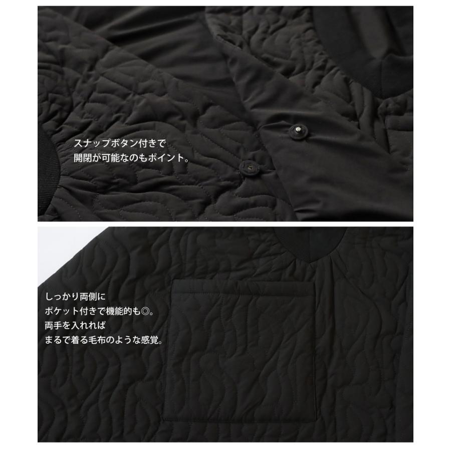 antiqua キルティングベスト ベスト レディース ロング丈 送料無料・再再販。メール便不可 - 画像 (4)