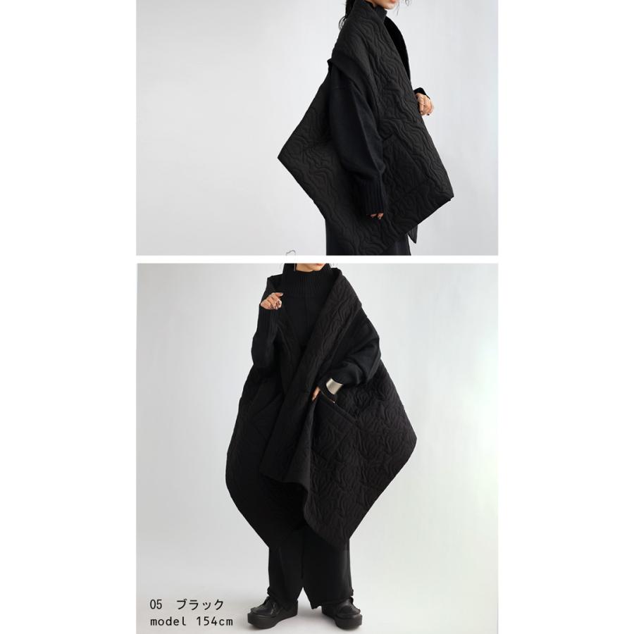 antiqua キルティングベスト ベスト レディース ロング丈 送料無料・再再販。メール便不可 - 画像 (6)