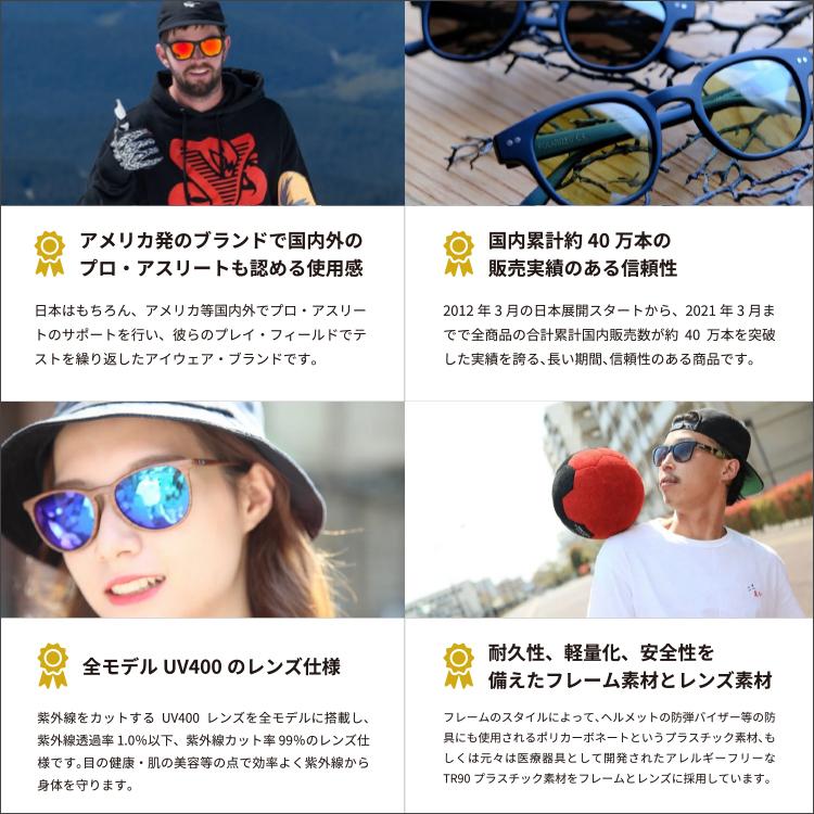 DANG SHADES 偏光 サングラス メンズ レディース UVカット ダン・シェイディーズ LOCO ウェリントン 曇らない ライトカラーレンズ 薄い色 日本製レンズ 釣り ドライブ 運転 - 画像 (3)