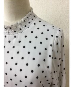 INGNI イング　白にグレードット ブラウス