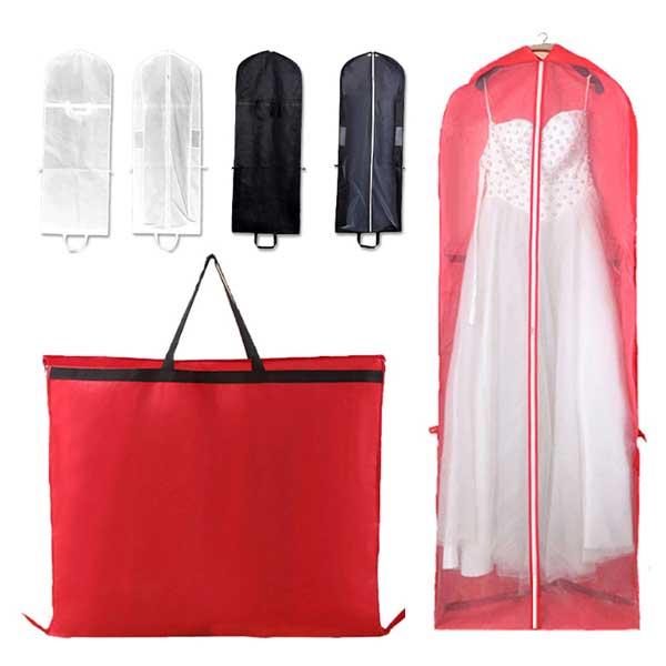 ドレスバッグ ドレスカバー 機内 持ち込み 衣装 持ち運び 150cm 180cm ブラック ホワイト レッド 不織布 バッグ ロング ドレス ... - 画像 (7)