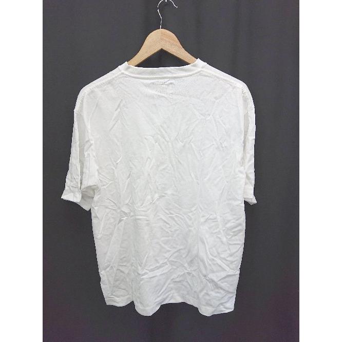 ◇ ⊂ PENNEYS ペニーズ ワッペン 刺繍 半袖 Tシャツ カットソー サイズM ホワイト レディース E