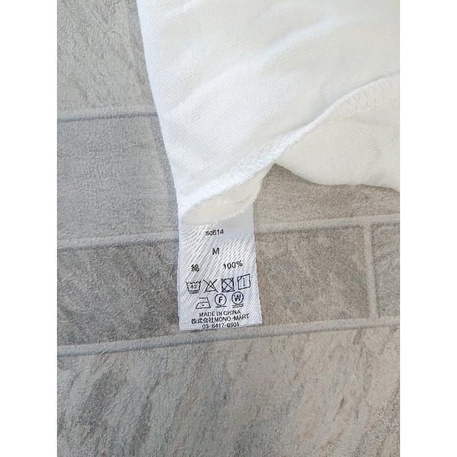 ◇ ⊂ PENNEYS ペニーズ ワッペン 刺繍 半袖 Tシャツ カットソー サイズM ホワイト レディース E - 画像 (3)