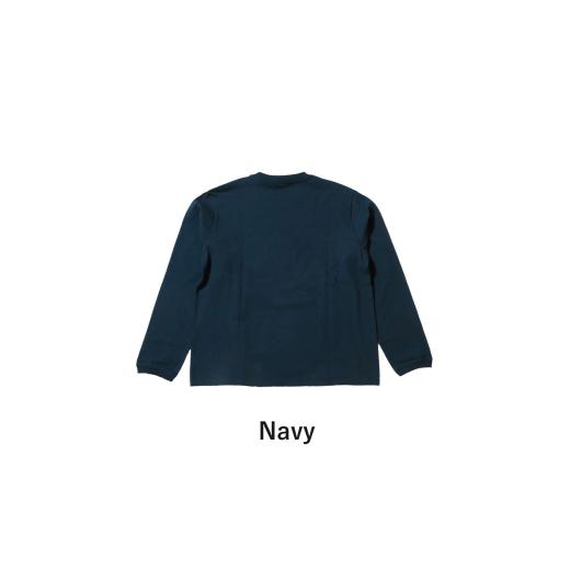 ふるさと納税 服 男 長野県 白馬村 CHUMS×HAKUBA BOOBYFACE フロントプリント ロングスリーブ Tシャツ メンズ S /ネイビー P0550529_S_NB /ネイビ… - 画像 (2)