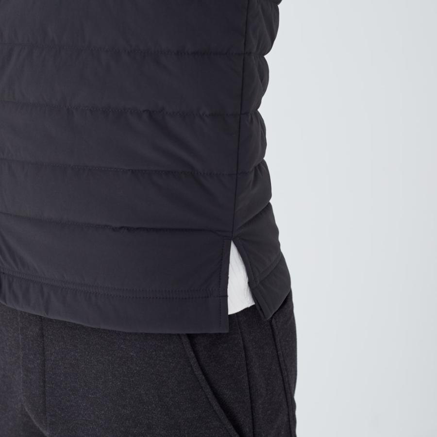 BODY WILD グンゼ キルティングベスト メンズ 秋冬 中綿 吸湿発熱 保温 キルト ジレ 中綿ベスト 暖かい あったか アウトドア ボディワイルド M〜L - 画像 (3)