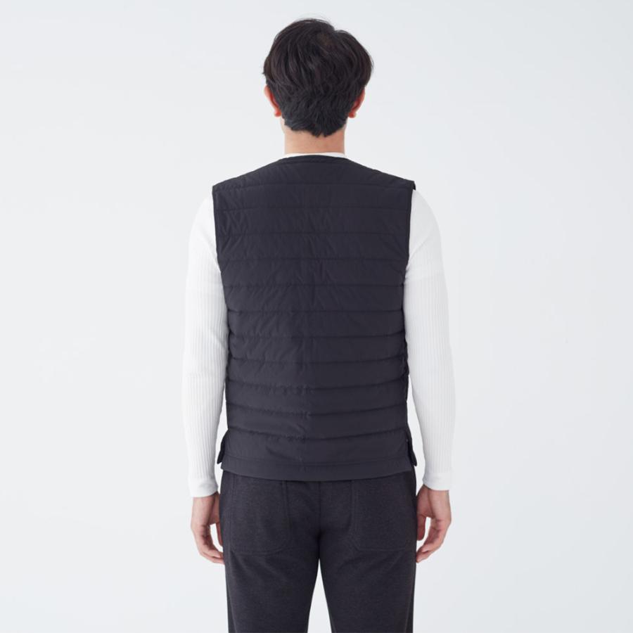 BODY WILD グンゼ キルティングベスト メンズ 秋冬 中綿 吸湿発熱 保温 キルト ジレ 中綿ベスト 暖かい あったか アウトドア ボディワイルド M〜L - 画像 (6)