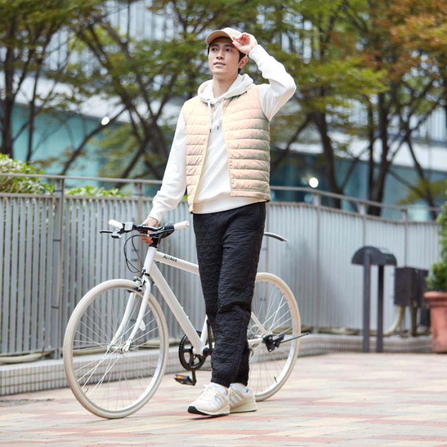 BODY WILD グンゼ キルティングベスト メンズ 秋冬 中綿 吸湿発熱 保温 キルト ジレ 中綿ベスト 暖かい あったか アウトドア ボディワイルド M〜L - 画像 (9)