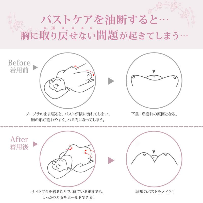 【2点目半額SALE】 ブラジャー ショーツセット ナイトブラ セット 育乳 ノンワイヤーセット 30代 40代 20代 夜用 美胸 大きいサイズ レース ポイント消化 - 画像 (3)