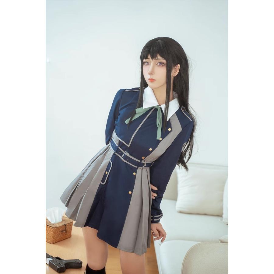 【大特価】制服 ハロウィン コスプレ 衣装 リコリス リコイル 錦木千束と井ノ上たきな 制服 長袖 アニメ コミケ Cosplay 祭り 学園祭 - 画像 (8)