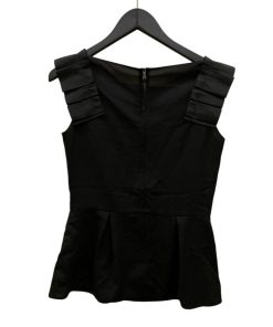 デイジー デイジーリンフォクシー DAISY LIN for FOXEY ノースリーブブラウス 36239-DABFG757T-2 ブラック サイズ：38