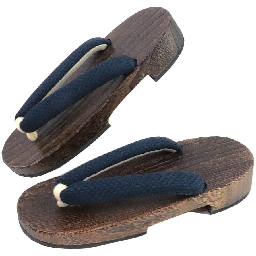 桐下駄 女性用 -30- 茶焼桐 右近型 24.5cm/Free-Size - 画像 (2)