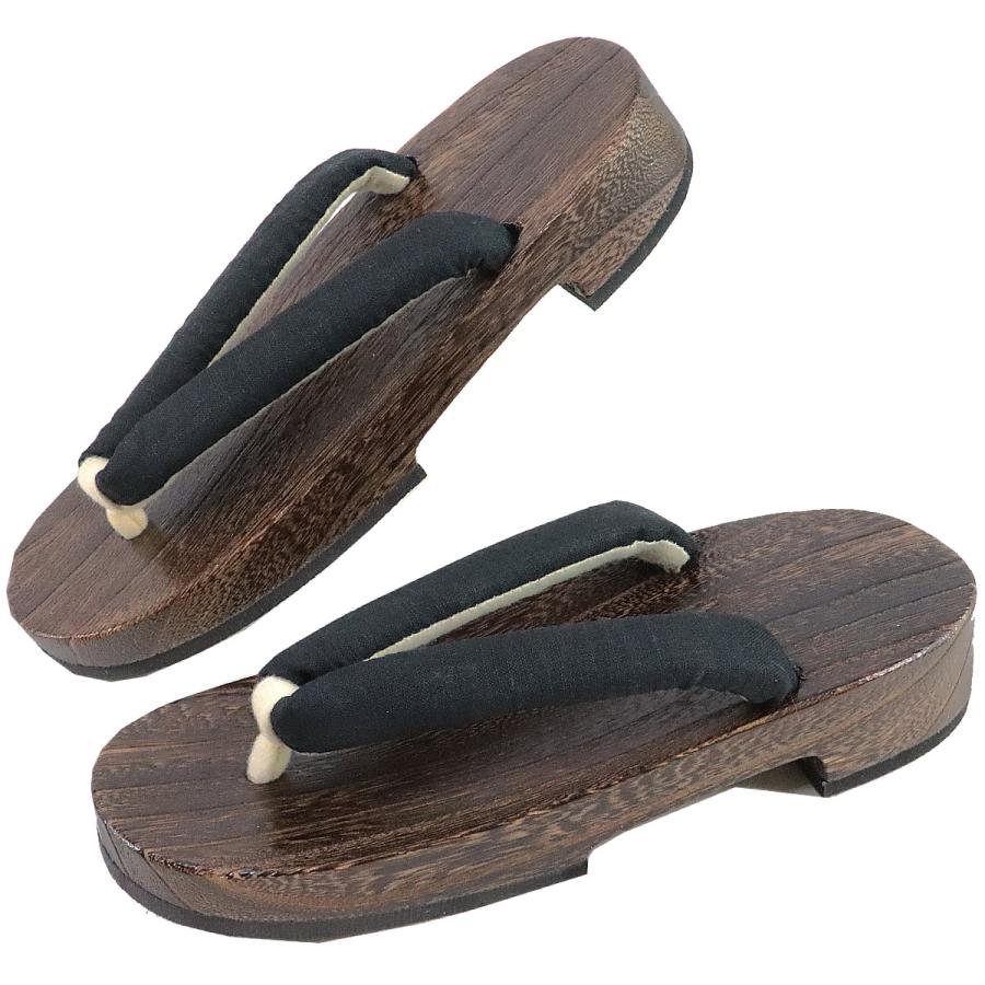 桐下駄 女性用 -30- 茶焼桐 右近型 24.5cm/Free-Size - 画像 (6)