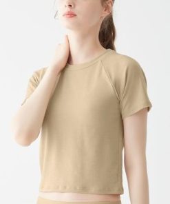 ボディワイルド BODY WILD STANDARD クルーネックTシャツ (メローベージュ)