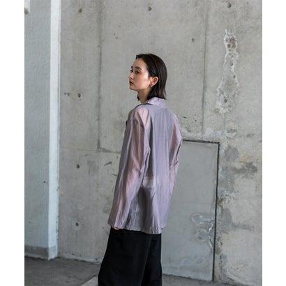 アドティエ ad thie 【2024AW新作】オーバーサイズ シアージャケット (ブラック) - 画像 (3)