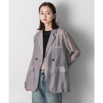 アドティエ ad thie 【2024AW新作】オーバーサイズ シアージャケット (ブラック) - 画像 (6)