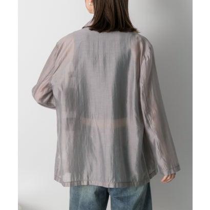 アドティエ ad thie 【2024AW新作】オーバーサイズ シアージャケット (ブラック) - 画像 (8)