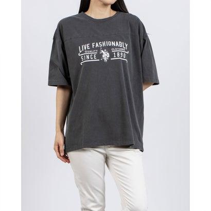 U.S. POLO ASSN. ユーエスポロアッスン U.S.POLO ピグメント プリントTシャツ (パープル) - 画像 (2)