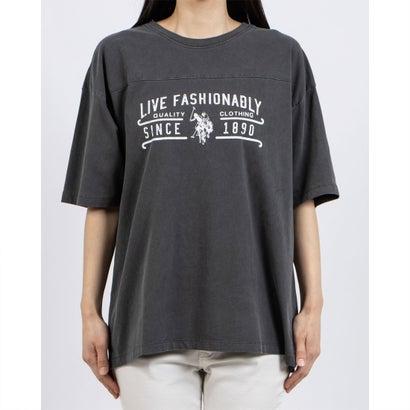 U.S. POLO ASSN. ユーエスポロアッスン U.S.POLO ピグメント プリントTシャツ (パープル) - 画像 (5)