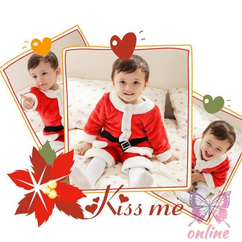 サンタ コスプレ サンタクロース コスチューム 衣装 子供服 キッズ こども用 赤ちゃん 子供用 女の子 男の子 クリスマス パーティー - 画像 (9)