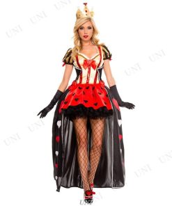 コスプレ 仮装 スパンコール ハートクイーン SM 衣装 ハロウィン コスチューム 不思議の国のアリス 大人用 パーティーグッズ 余興