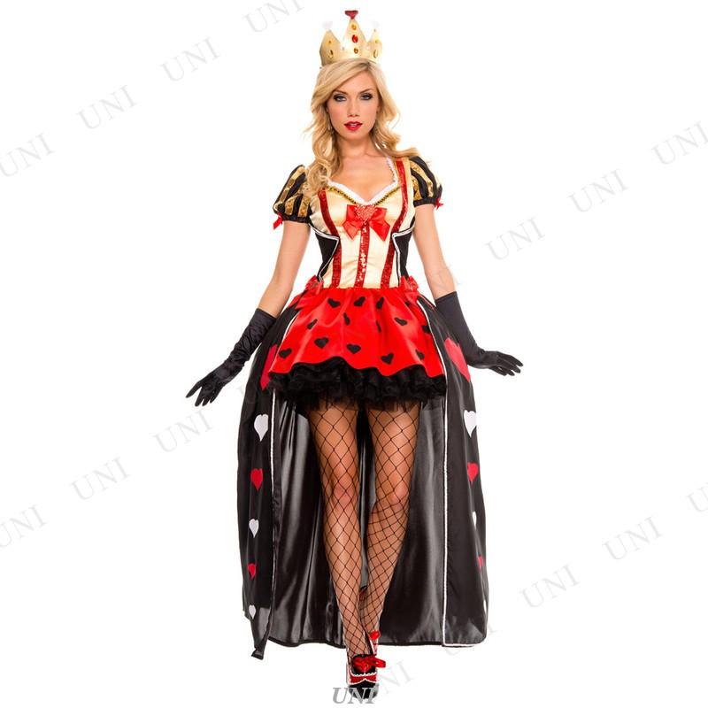 コスプレ 仮装 スパンコール ハートクイーン SM 衣装 ハロウィン コスチューム 不思議の国のアリス 大人用 パーティーグッズ 余興