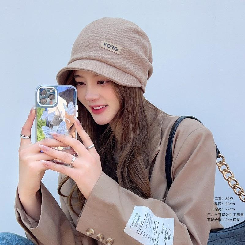 医療用帽子 レディース つば付き 手術 抗がん剤副 小顔 キャップ 手触り お出かけ 暖かめ 外出用 春秋 冬 おしゃれ 高齢者 送料無料 - 画像 (2)