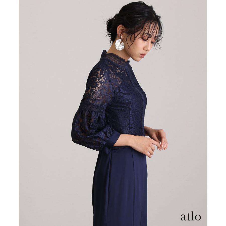 atlo パーティードレス ワンピース 結婚式 大きいサイズ ドレス 体型カバー フォーマルドレス 小さいサイズ フォーマル お呼ばれ 顔合わせ 上品 小柄 韓国 20代 30代 - 画像 (6)