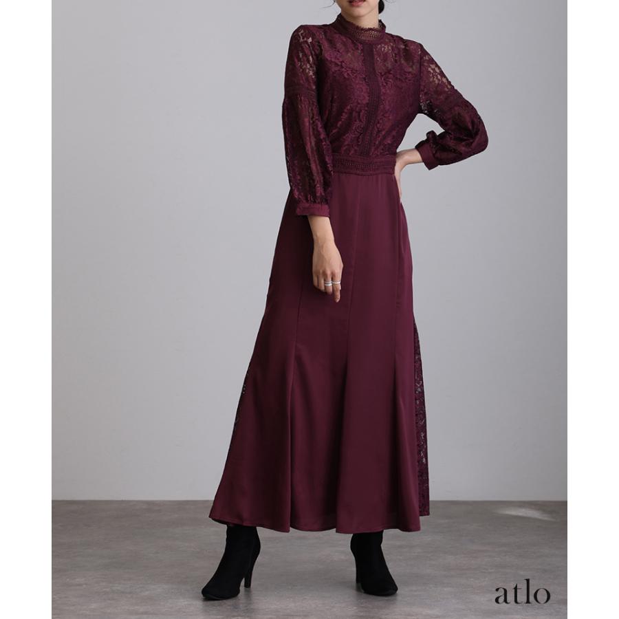 atlo パーティードレス ワンピース 結婚式 大きいサイズ ドレス 体型カバー フォーマルドレス 小さいサイズ フォーマル お呼ばれ 顔合わせ 上品 小柄 韓国 20代 30代 - 画像 (8)