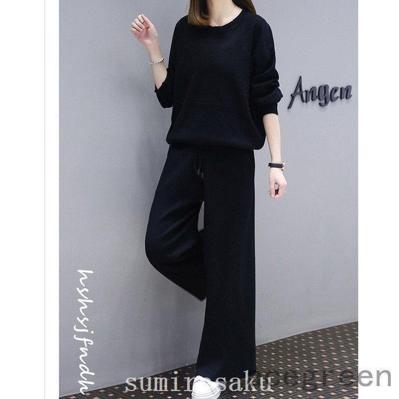 スウェット上下セットアップレディースおしゃれジャージゆったりかわいい上下セットルームウェアパンツリラックスパジャマスポーツ - 画像 (4)