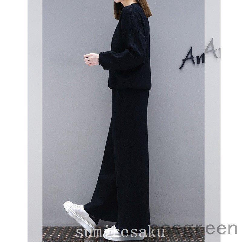 スウェット上下セットアップレディースおしゃれジャージゆったりかわいい上下セットルームウェアパンツリラックスパジャマスポーツ - 画像 (5)