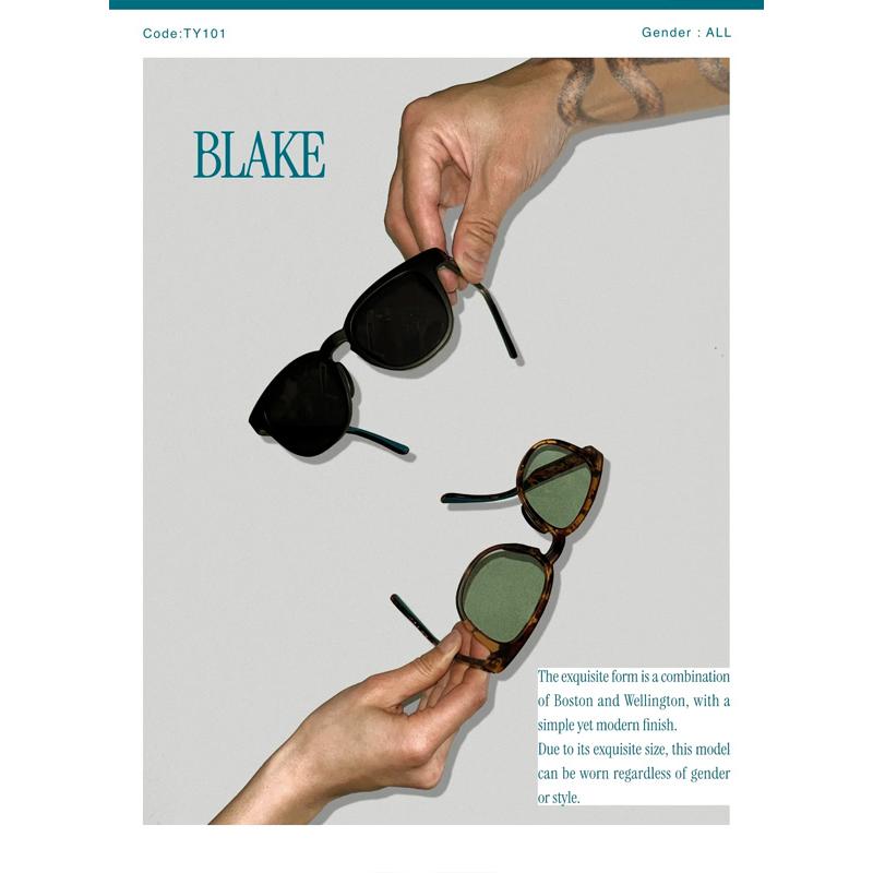 TYMER タイマー BLAKE 伊勢谷友介 サングラス メンズ レディ―ス ボストン ウェリントン 専用ボックス TY101 - 画像 (4)