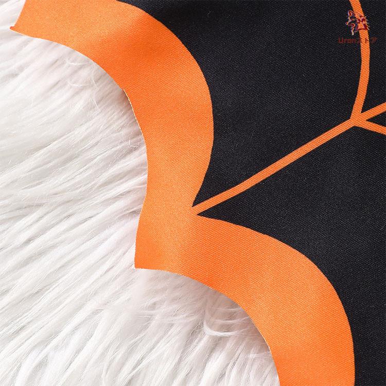 ハロウィン 仮装 衣装 ベビー コスプレ 子供服 2点セット Tシャツ 長袖 かぼちゃ ワンピース 女の子 赤ちゃん オレンジ ブラック キッズ コスチューム クモ 小悪 - 画像 (7)